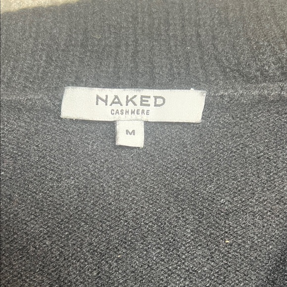 NakedCashmere 100% cashmere Charcoal Sweater size M - Picture 2 of 10